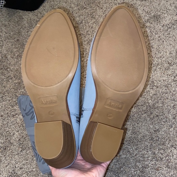 ARULA Blue Heeled Western Boots - Picture 3 of 6